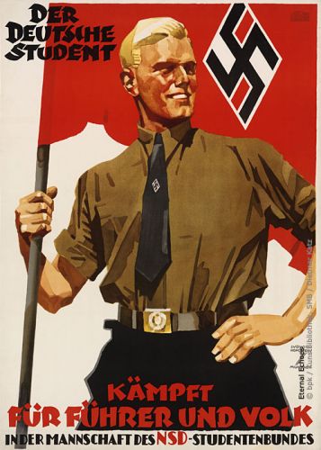 2-3 Poster German student
