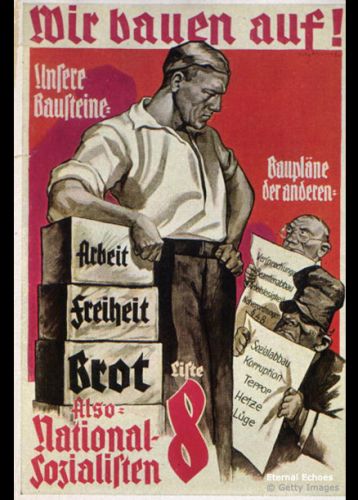3-1 Nazi Election Poster 1932