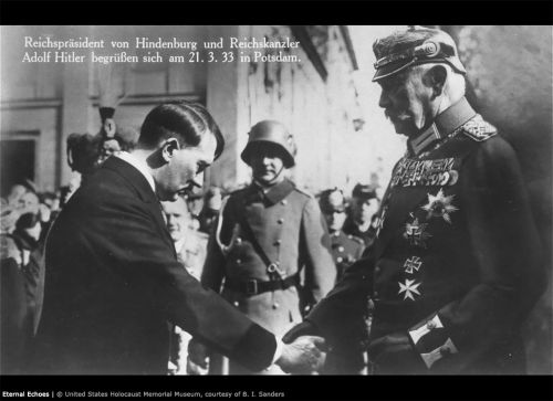 3-1 Postcard 1933 Hitler Hindenburg